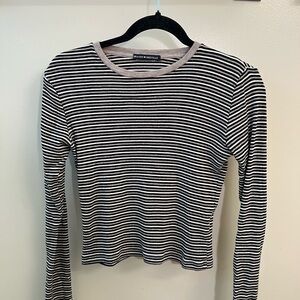 Brandy Melville Long Sleeve Striped Shirt